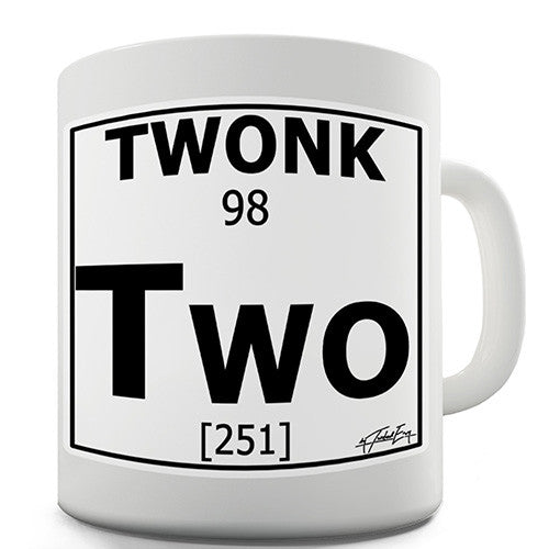 Periodic Table Of Swearing Twonk Novelty Mug