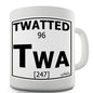 Periodic Table Of Swearing Twatted Novelty Mug