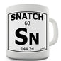 Periodic Table Of Swearing Snatch Novelty Mug