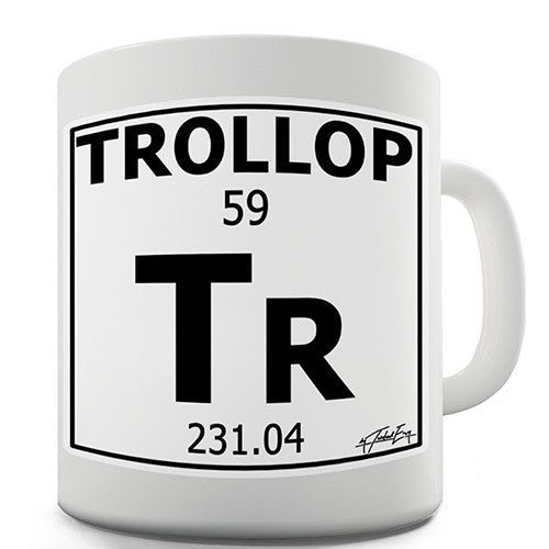 Periodic Table Of Swearing Trollop Novelty Mug