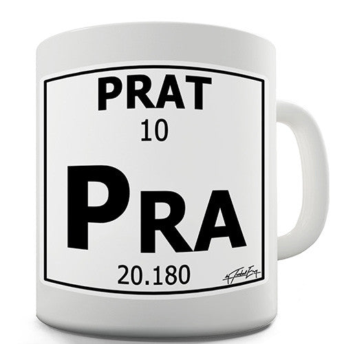 Periodic Table Of Swearing Prat Novelty Mug