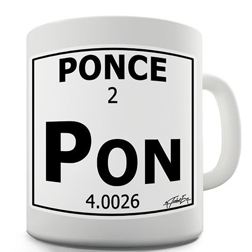 Periodic Table Of Swearing Ponce Novelty Mug