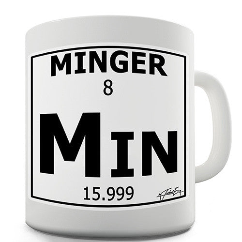 Periodic Table Of Swearing Minger Novelty Mug