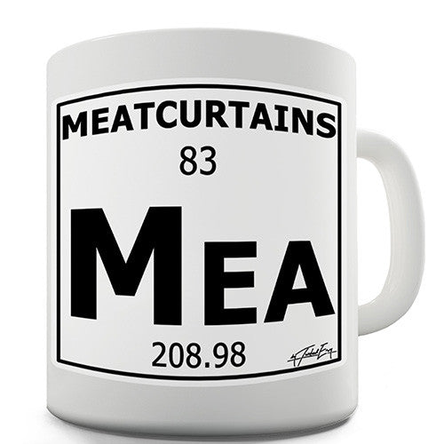 Periodic Table Of Swearing Meatcurtains Novelty Mug