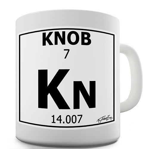 Periodic Table Of Swearing Knob Novelty Mug