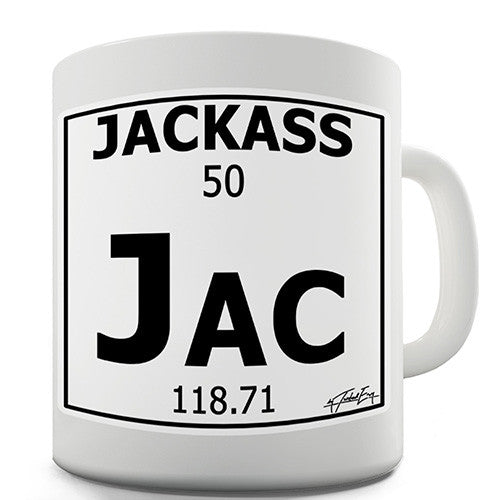 Periodic Table Of Swearing Jackass Novelty Mug