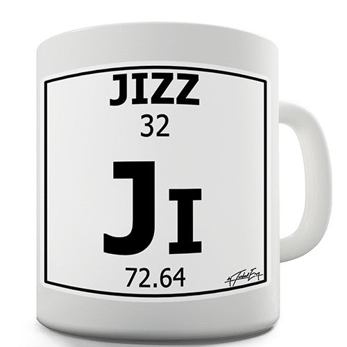 Periodic Table Of Swearing Jizz Novelty Mug