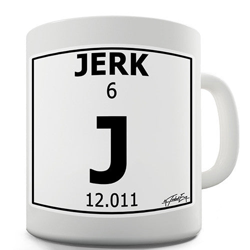 Periodic Table Of Swearing Jerk Novelty Mug