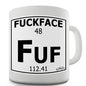 Periodic Table Of Swearing Fuckface Novelty Mug