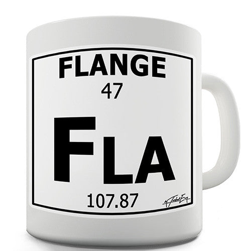 Periodic Table Of Swearing Flange Novelty Mug