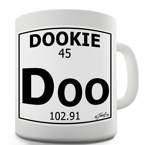 Periodic Table Of Swearing Dookie Novelty Mug