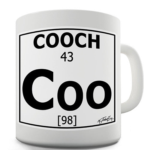 Periodic Table Of Swearing Cooch Novelty Mug