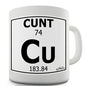 Periodic Table Of Swearing Cunt Novelty Mug