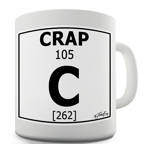 Periodic Table Of Swearing Crap Novelty Mug