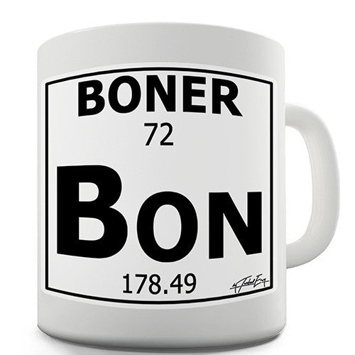 Periodic Table Of Swearing Boner Novelty Mug