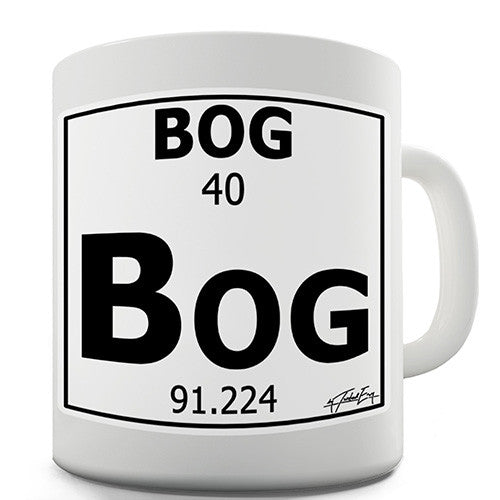 Periodic Table Of Swearing Bog Novelty Mug