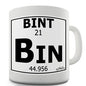 Periodic Table Of Swearing Bint Novelty Mug