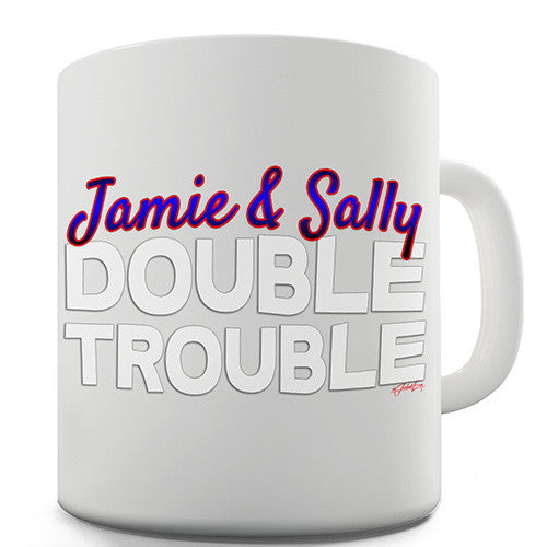 Double Trouble Personalised Mug