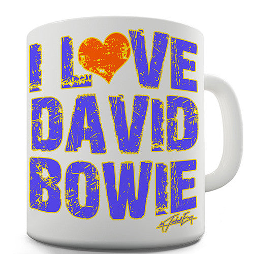 Love David Bowie Novelty Mug