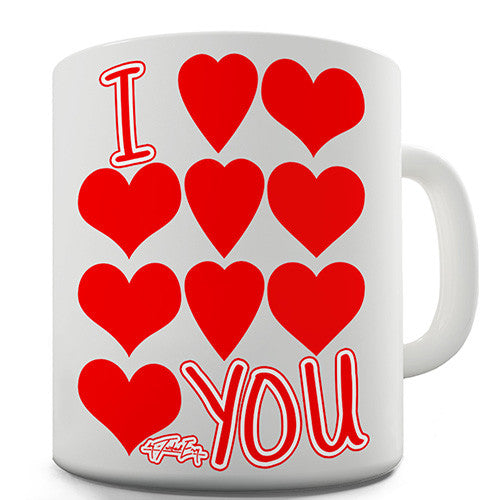 I Heart(s) You Novelty Mug