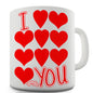 I Heart(s) You Novelty Mug