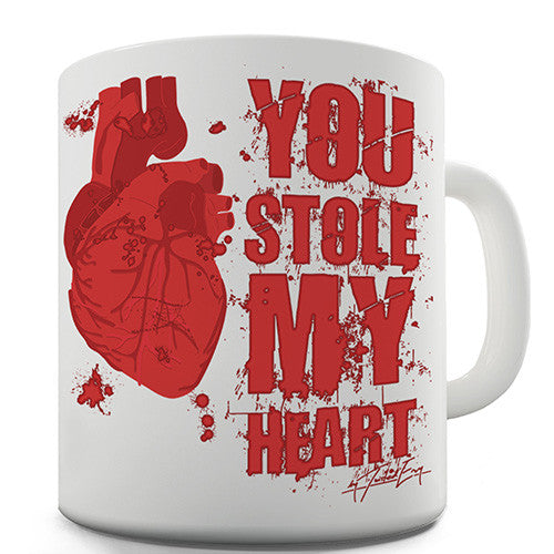 You Stole My Heart Novelty Mug