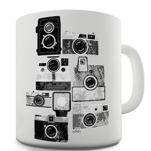 Vintage Cameras Novelty Mug