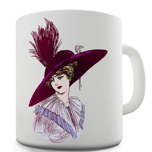 Vintage Edwardian Fashion Plate Novelty Mug