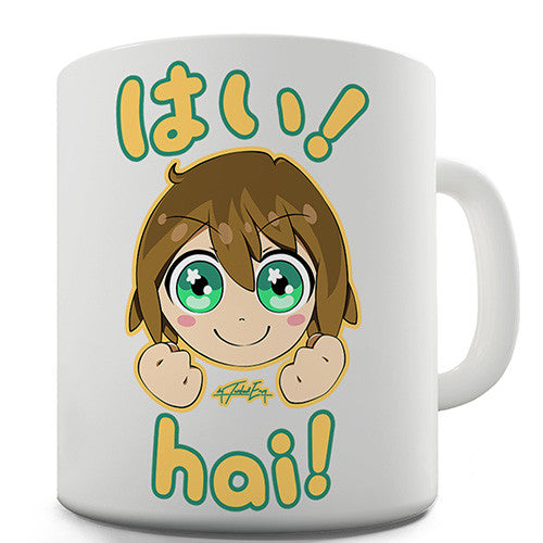 Hai! Yes! Novelty Mug