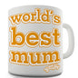 World's Best Mum Orange Novelty Mug