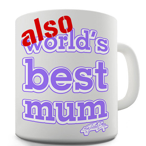 Also World's Best Mum Purple Novelty Mug