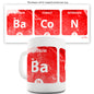 Bacon Periodic Table Novelty Mug