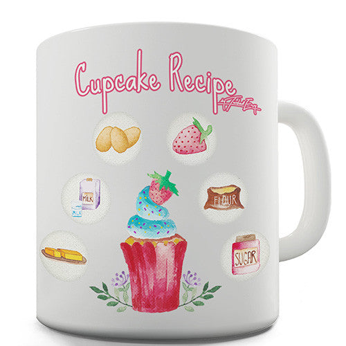 Cupcake Recipe Novelty Mug