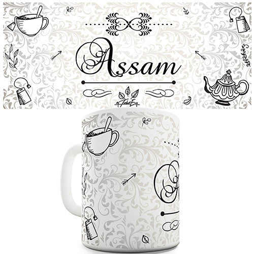 Decorative Assam Tea Novelty Mug