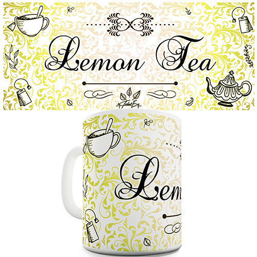 Decorative Lemon Tea Novelty Mug
