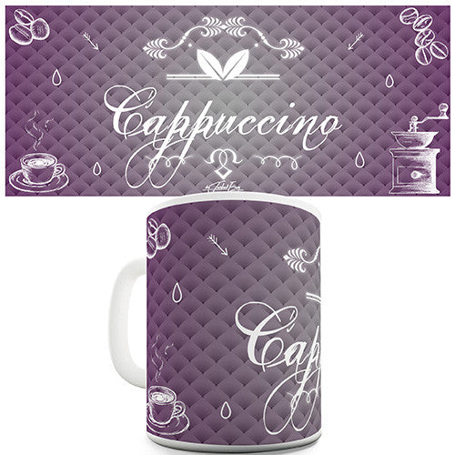 Decorative Cappuccino Coffee Novelty Mug