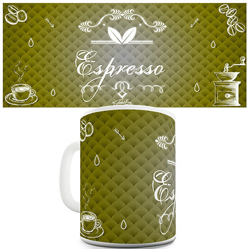 Decorative Espresso Coffee Novelty Mug