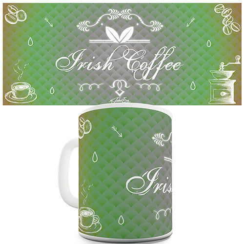 Decorative Irish Coffee Novelty Mug