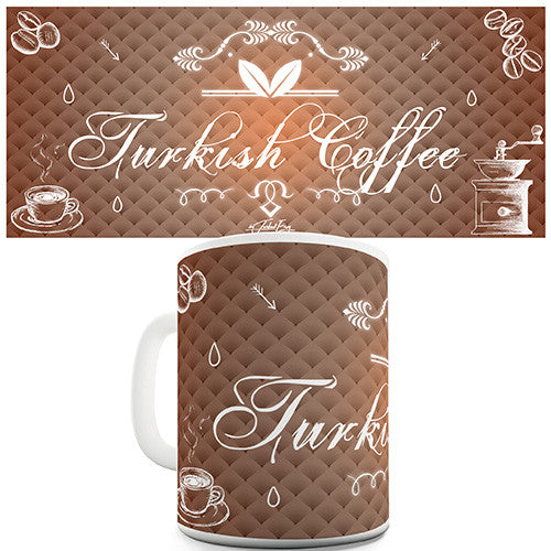 Decorative Turkish Coffee Novelty Mug