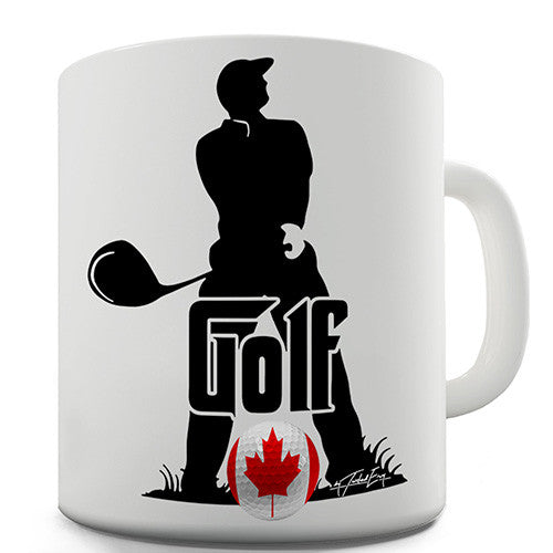 Canada Golf Novelty Mug