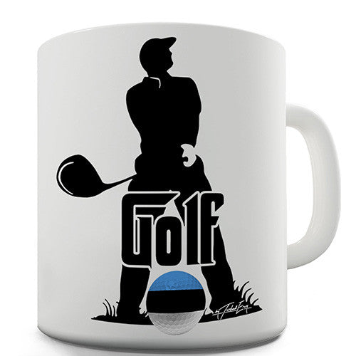 Estonia Golf Novelty Mug