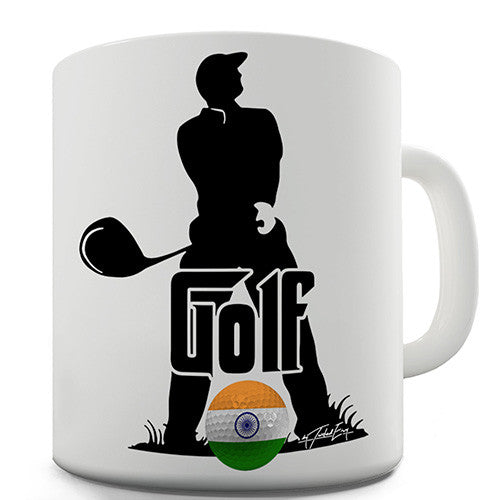 India Golf Novelty Mug