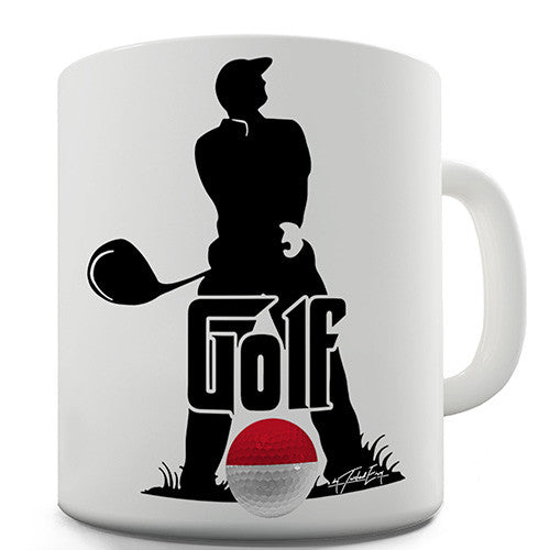 Indonesia Golf Novelty Mug