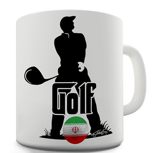 Iran Golf Novelty Mug