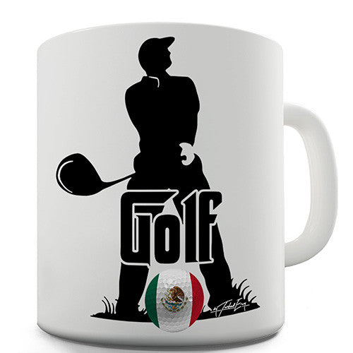 Mexico Golf Novelty Mug