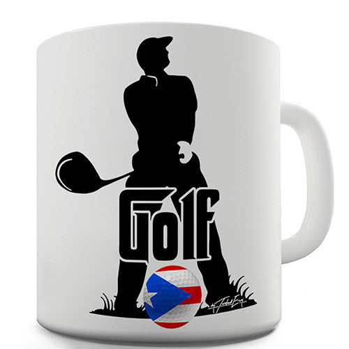 Puerto Rico Golf Novelty Mug