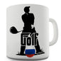 Russia Golf Novelty Mug