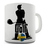 Sweden Golf Novelty Mug