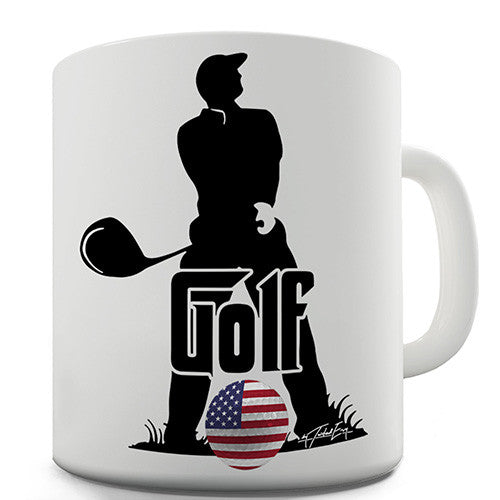 USA Golf Novelty Mug