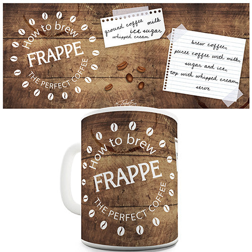 How To Brew A Frappe Novelty Mug